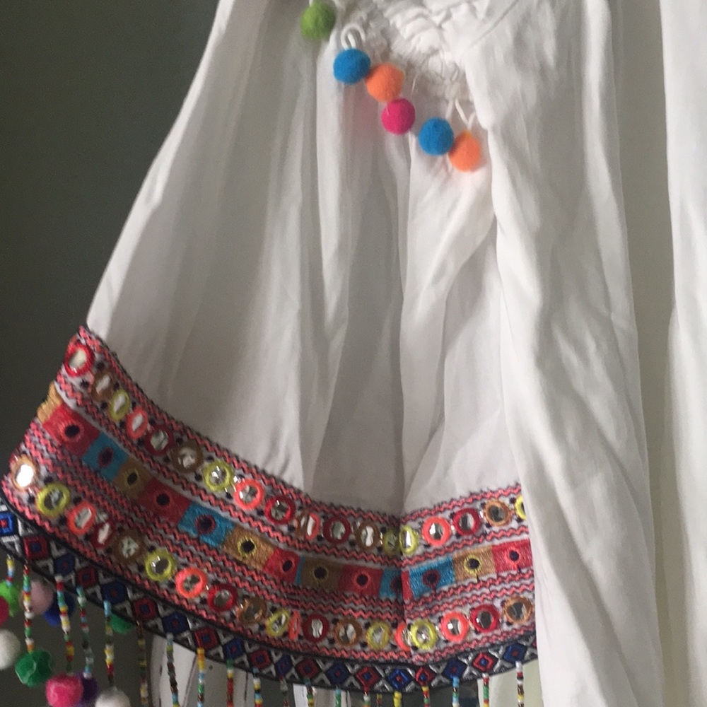 Beautiful Stella white Mini off shoulder Dress 🌙 - Picture 3 of 6